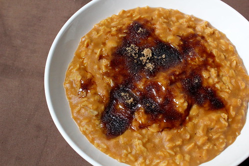 pumpkin spice oatmeal