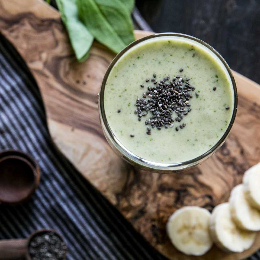 Banana Peanut Butter Green Smoothie