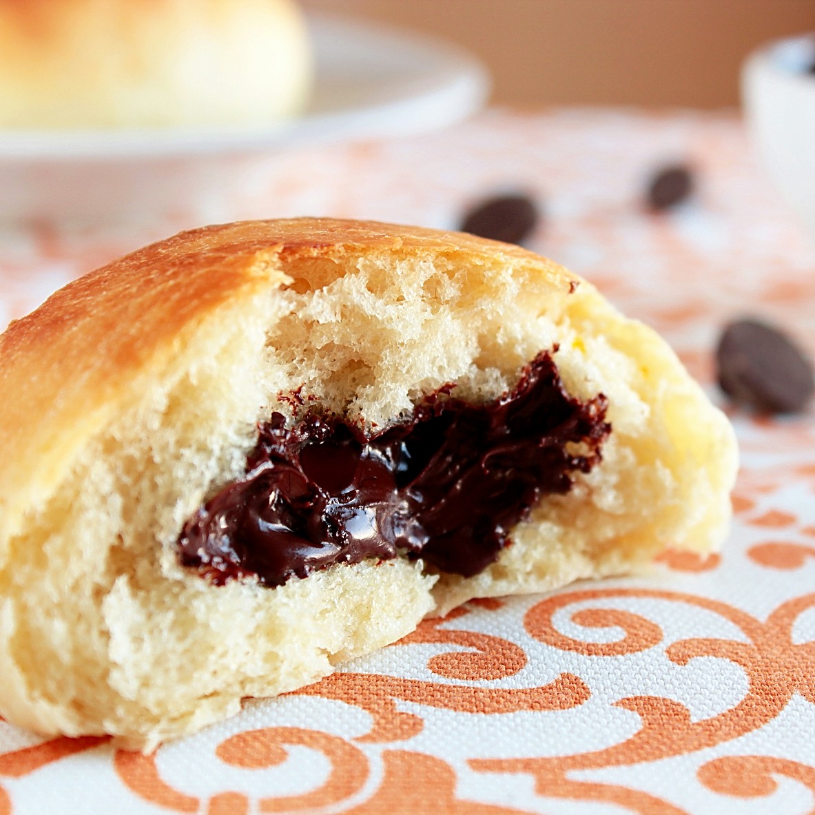 Chocolate Filled Buns