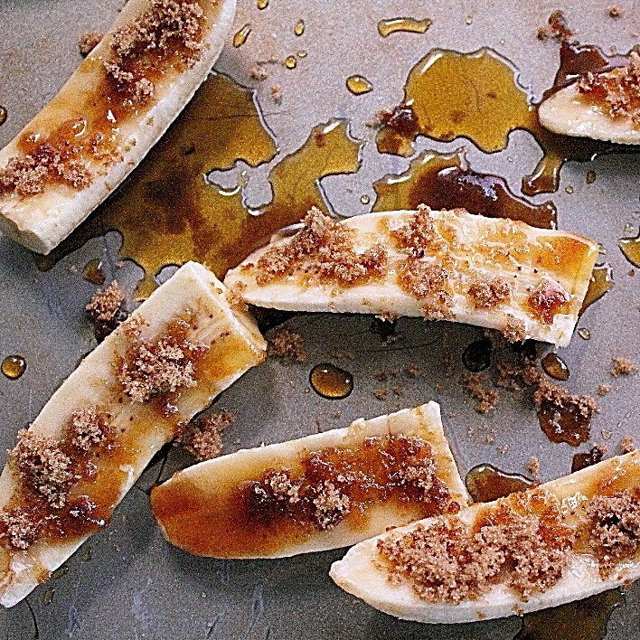 Maple Roasted Bananas